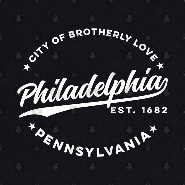 Vintage Philadelphia City of Brotherly Love USA by DetourShirts